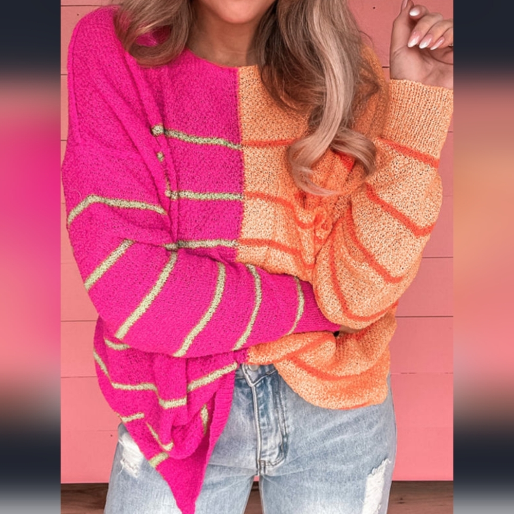 Color Block Sweater